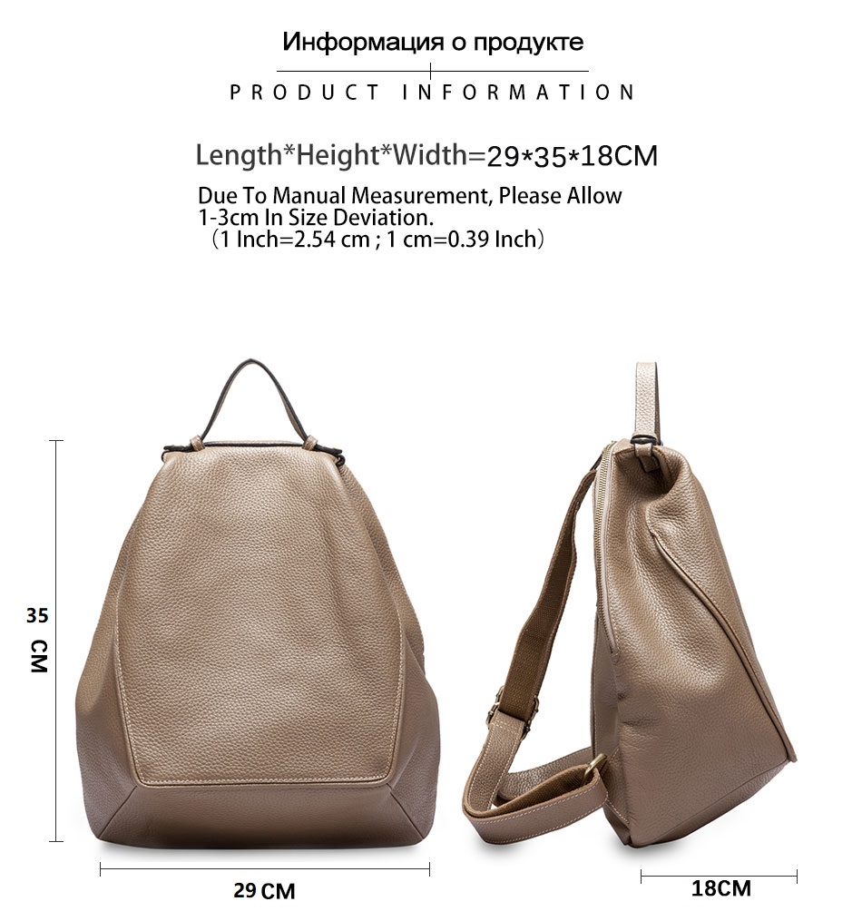 Zency Women 100% Genuine Leath - Leather Backpack Vintage 评论和价格