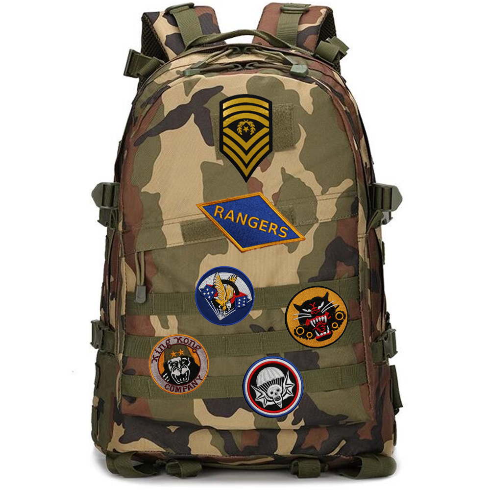 3D Embroidered SIX Military Fo - Urban Backpack Tactical 评论和价格