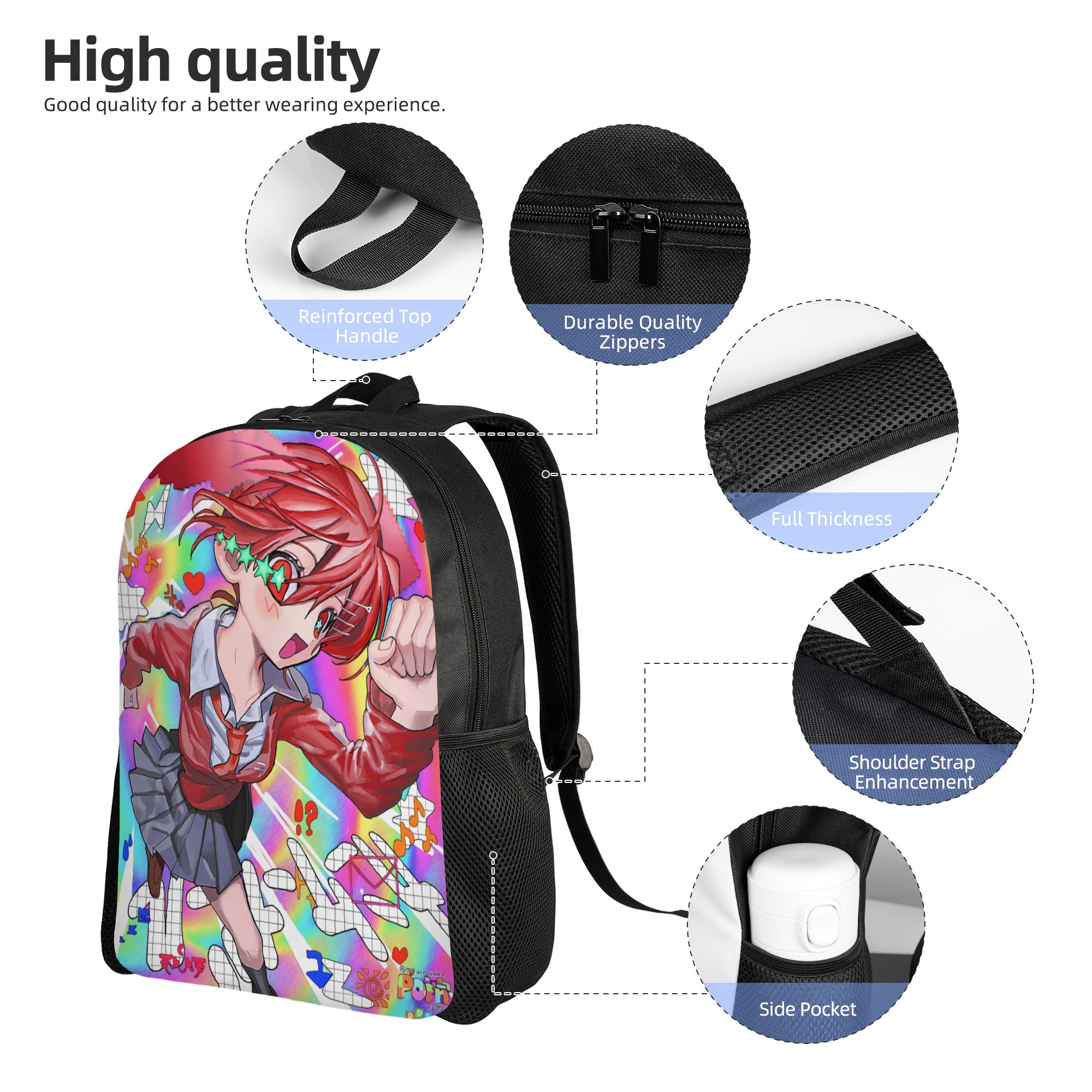 Kasane Teto Vocaloid Girl Back - School Backpack Teen 评论和价格